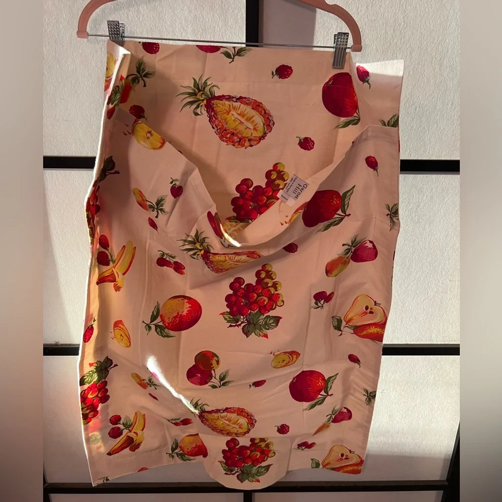 Garnet Hill Fruit 🍎 Fruit Salad Flannel Pillow Sham